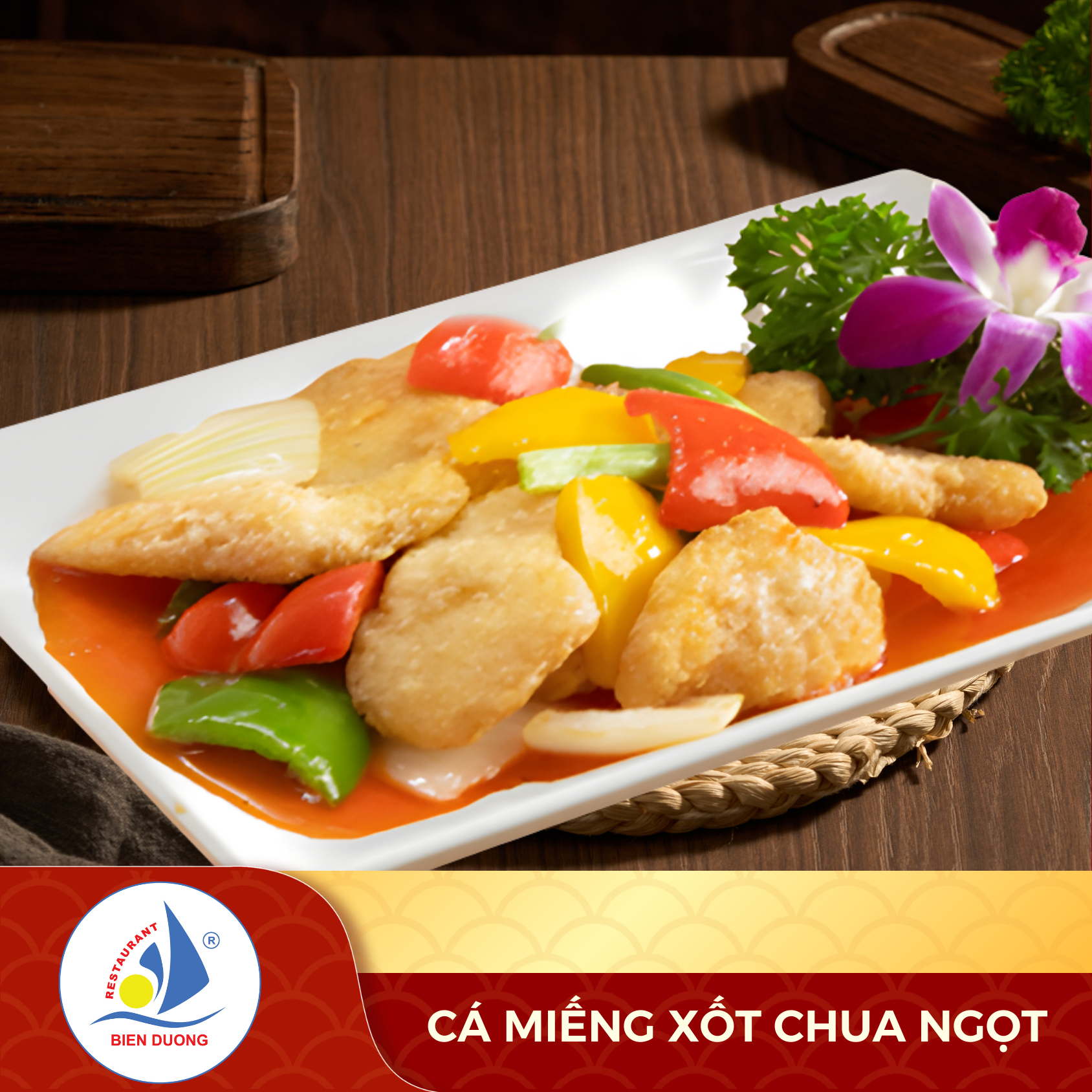  Cá Miếng Sốt Chua Ngọt 