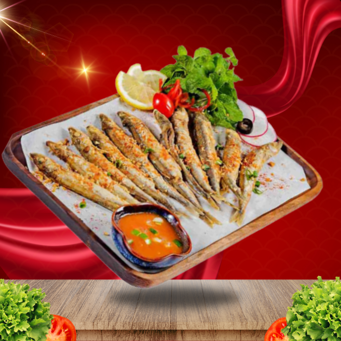  Cá Trứng Chiên Giòn Chấm Mắm Me 