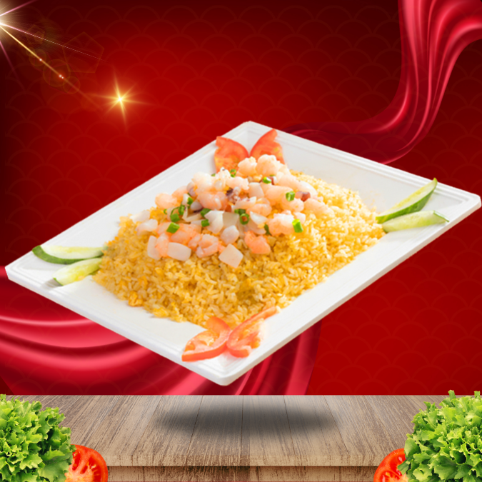  Cơm Chiên Hải Sản Hoàng Kim 