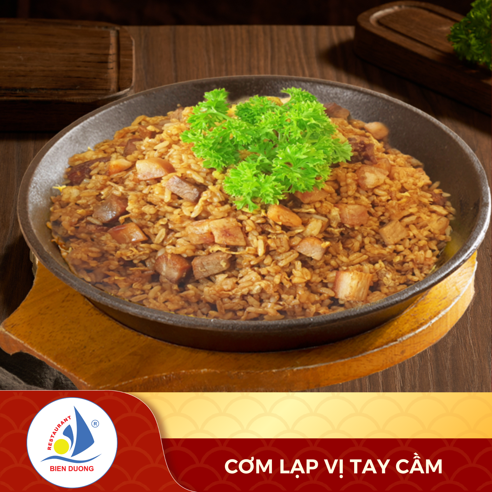  Cơm Lạp Vị Tay Cầm 