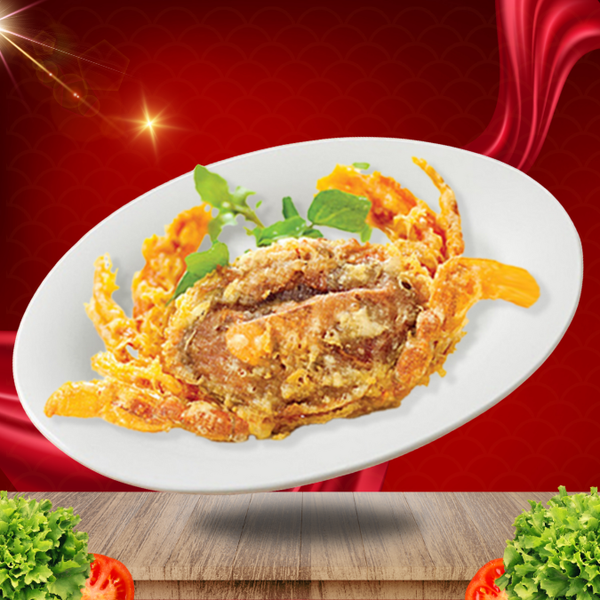  Cua Lột Lăn Bột Chiên Giòn (1 Con) 