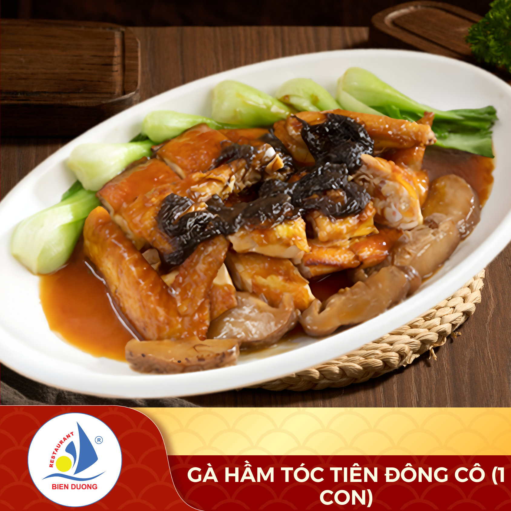  Gà Hầm Tóc Tiên Đông Cô (1 Con) 