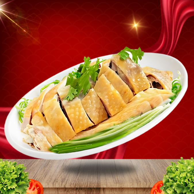  Gà Hấp Hành (Nửa Con) 