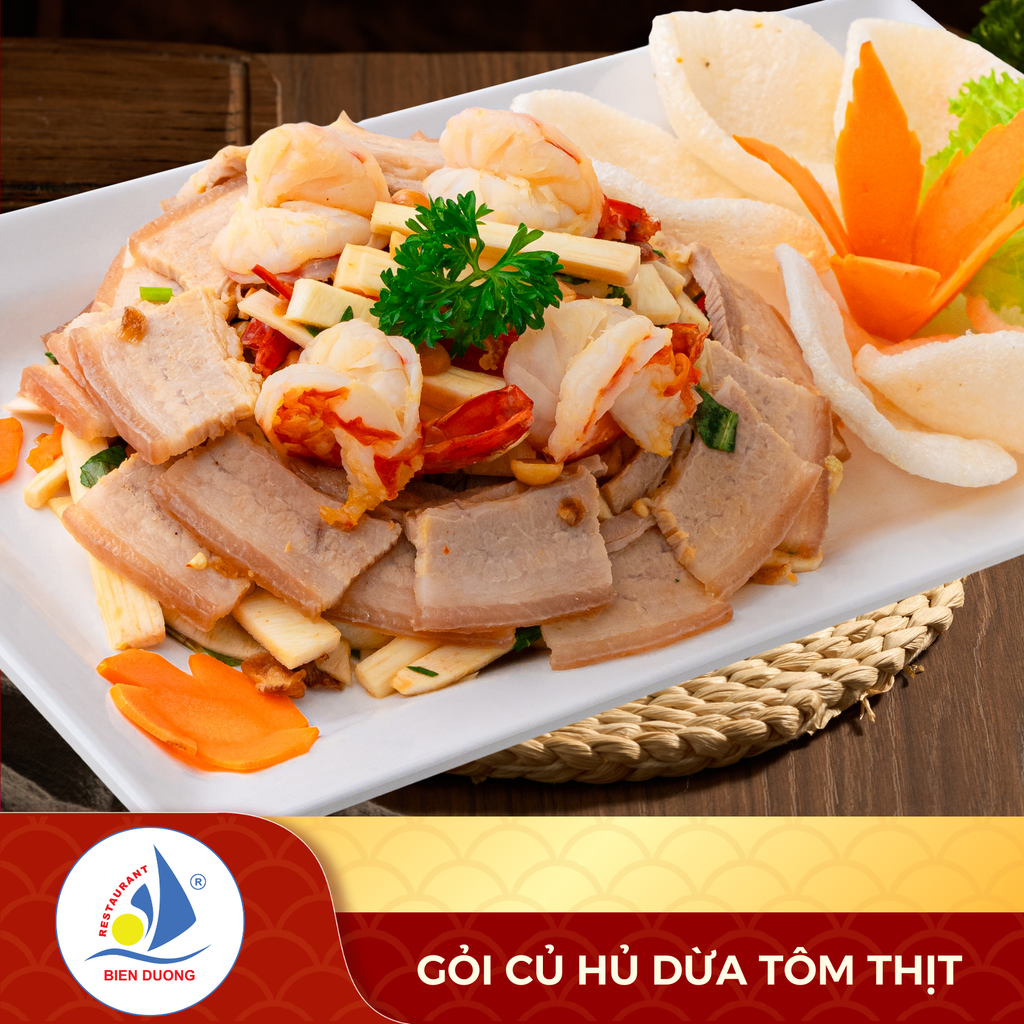  Gỏi Củ Hủ Dừa Tôm Thịt 