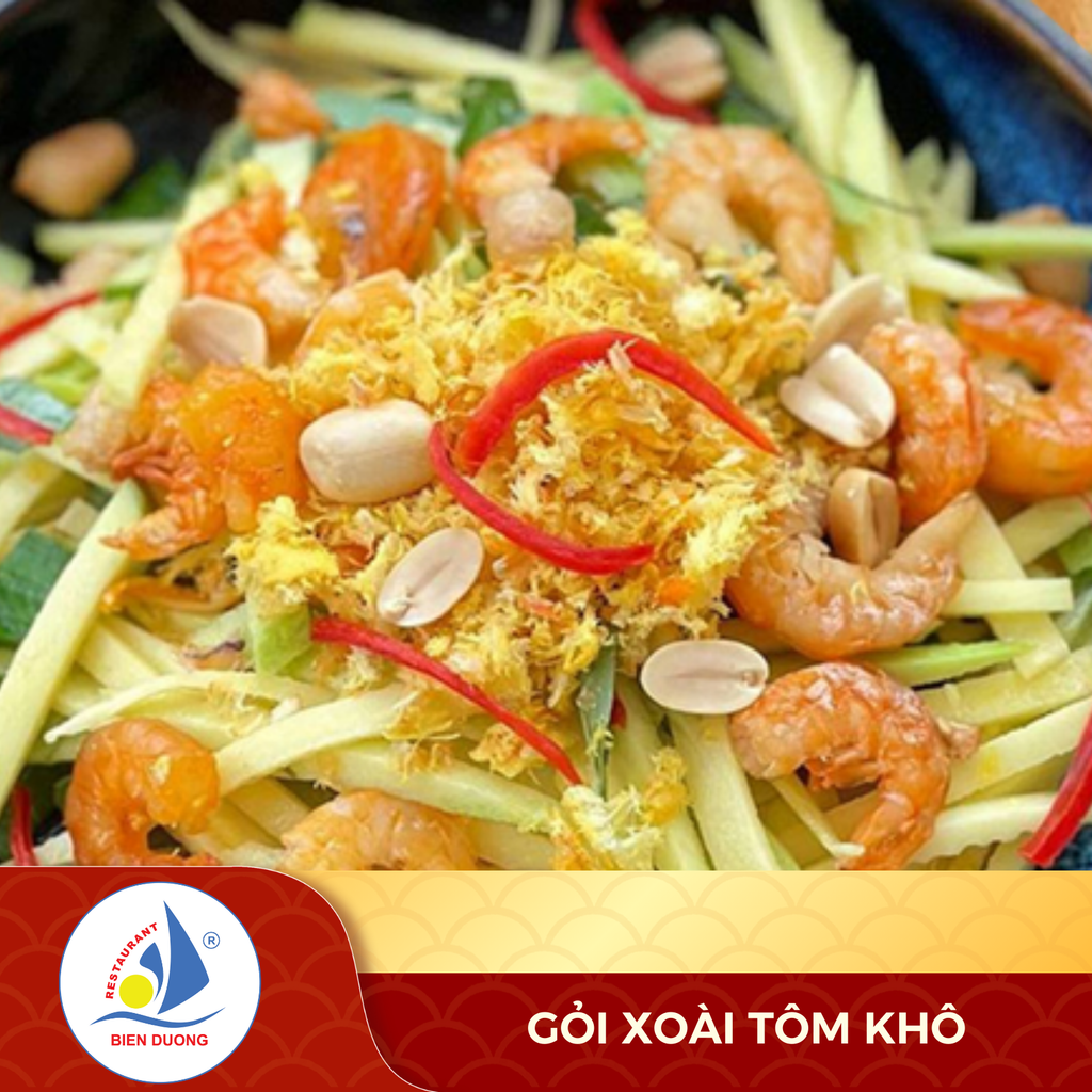  Gỏi Xoài Tôm Khô 