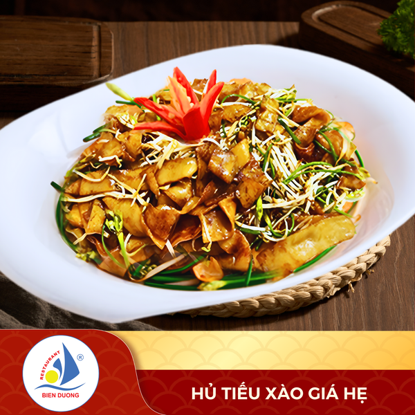  Hủ Tiếu Xào Giá Hẹ 