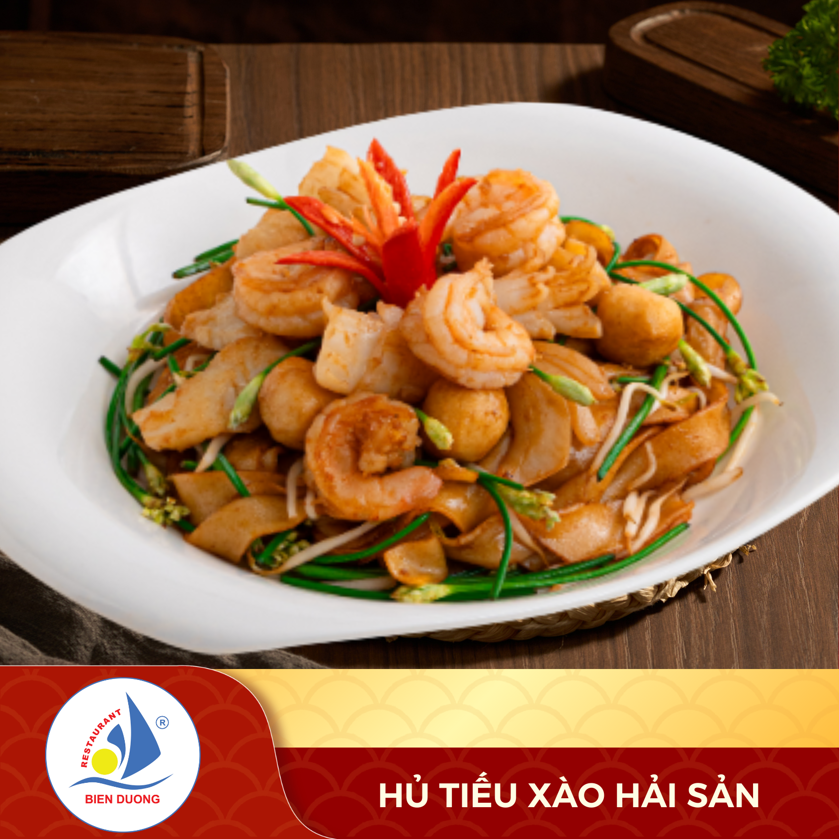  Hủ Tiếu Xào Hải Sản 