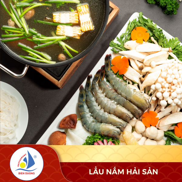  Lẩu Nấm Hải Sản 