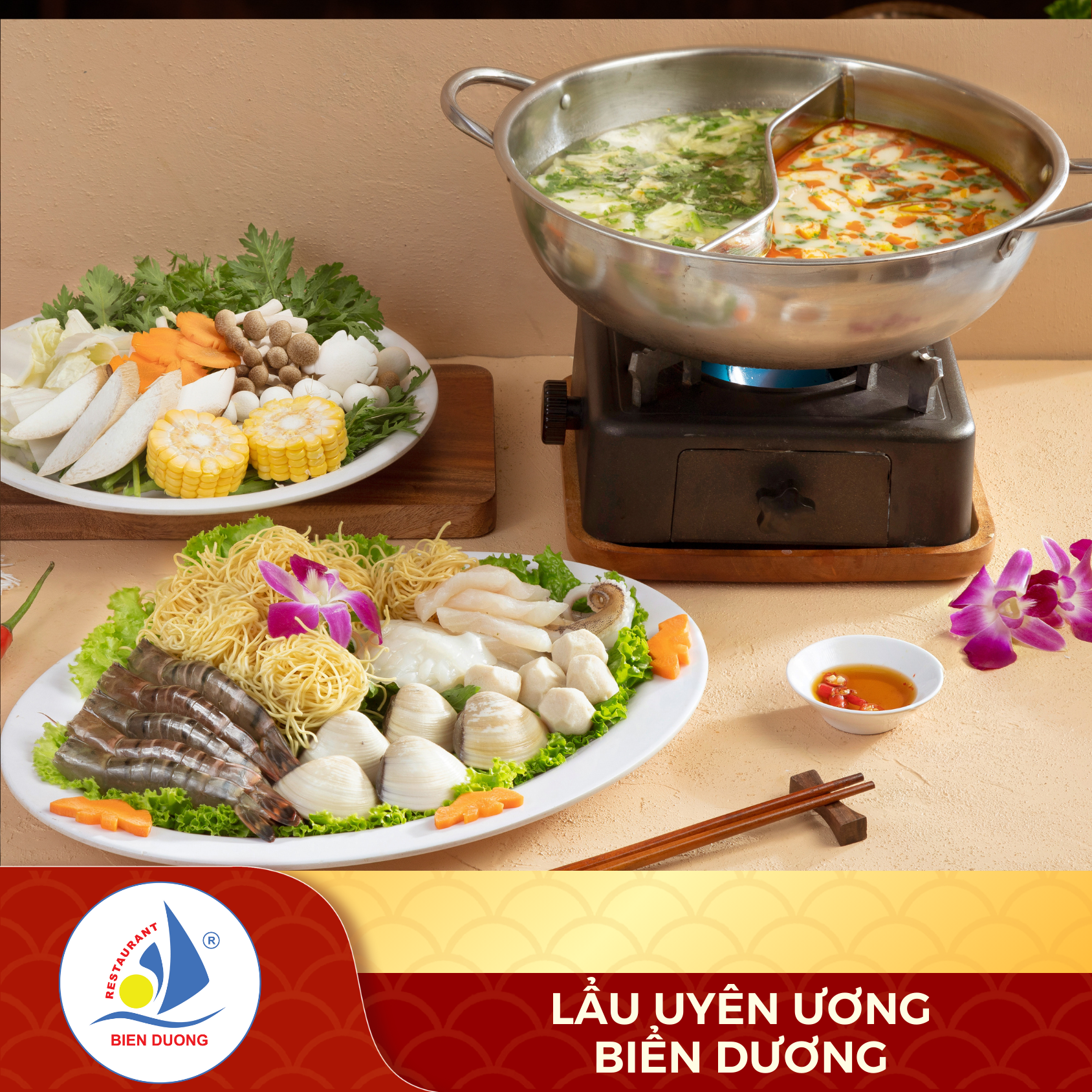  Lẩu Uyên Ương Biển Dương 