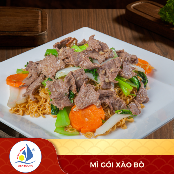  Mì Gói Xào Bò 
