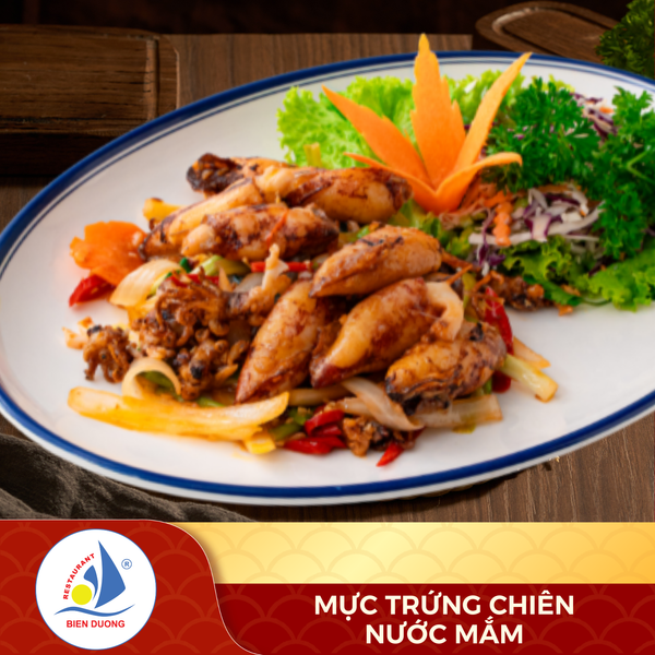  Mực Trứng Chiên Nước Mắm 