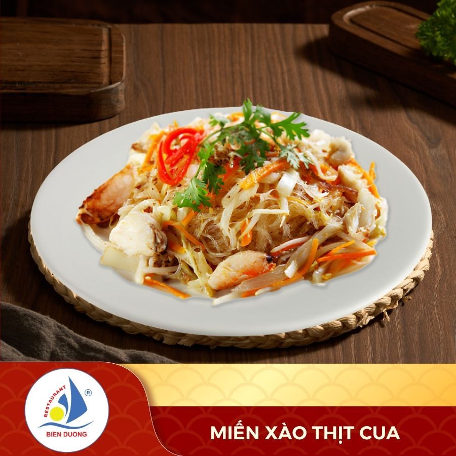  Miến Xào Thịt Cua 
