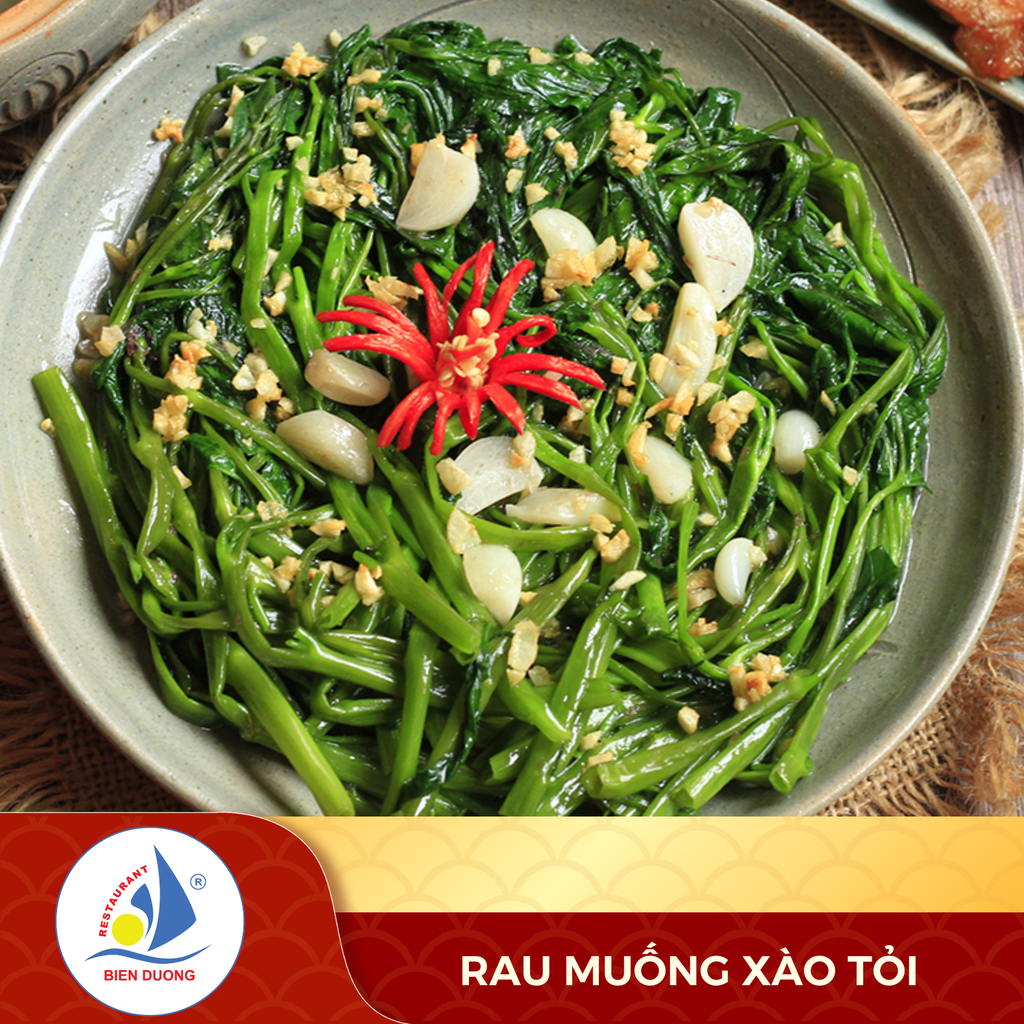  Rau Muống Xào Tỏi 