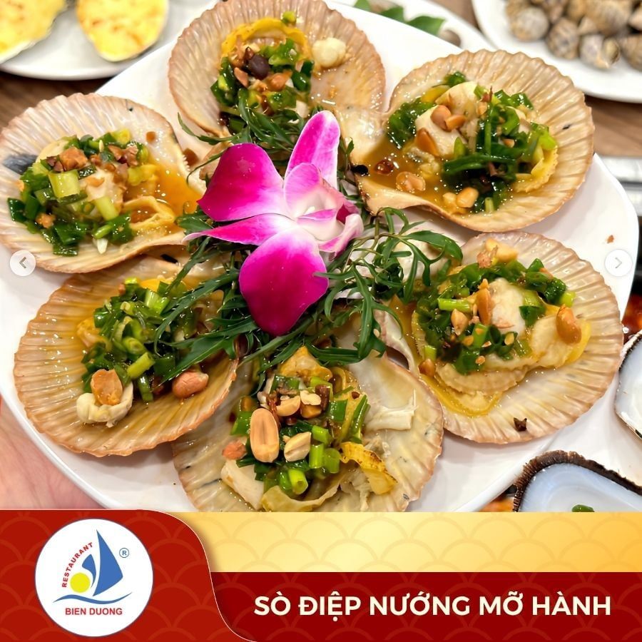  Sò Điệp Nướng Mỡ Hành (1 con) 