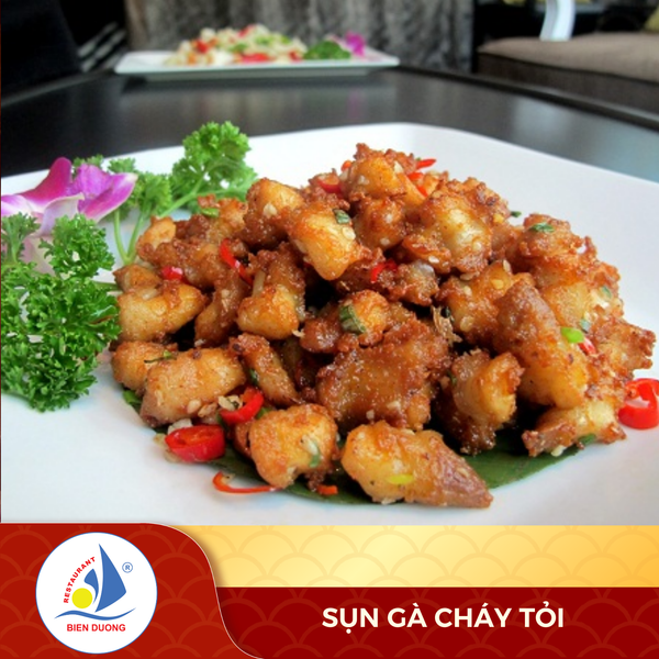  Sụn Gà Cháy Tỏi 