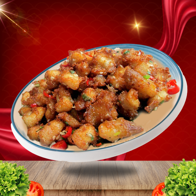  Sụn Gà Cháy Tỏi 