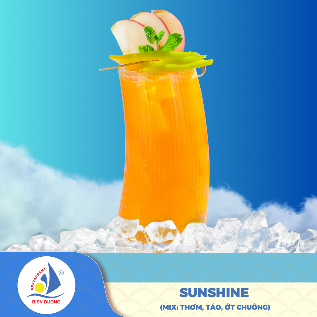  SUNSHINE (MIX: THƠM, TÁO, ỚT CHUÔNG) 