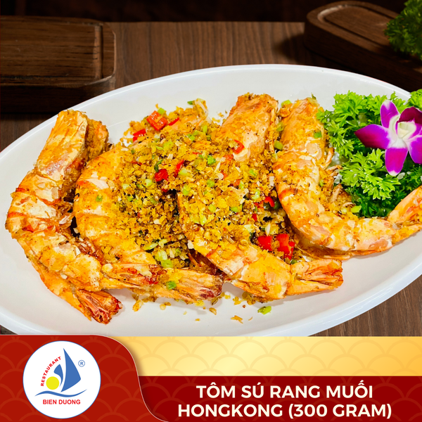  Tôm Sú Rang Muối Hongkong (300 Gram) 