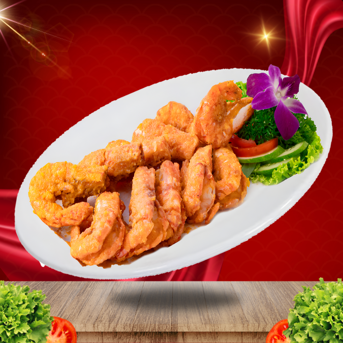  Tôm Sú Rang Trứng Muối (300 Gram) 