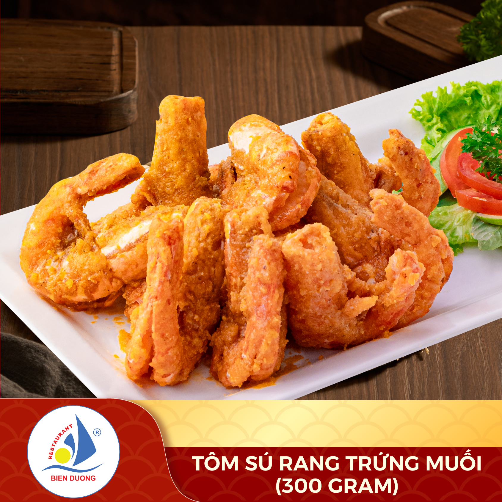  Tôm Sú Rang Trứng Muối (300 Gram) 
