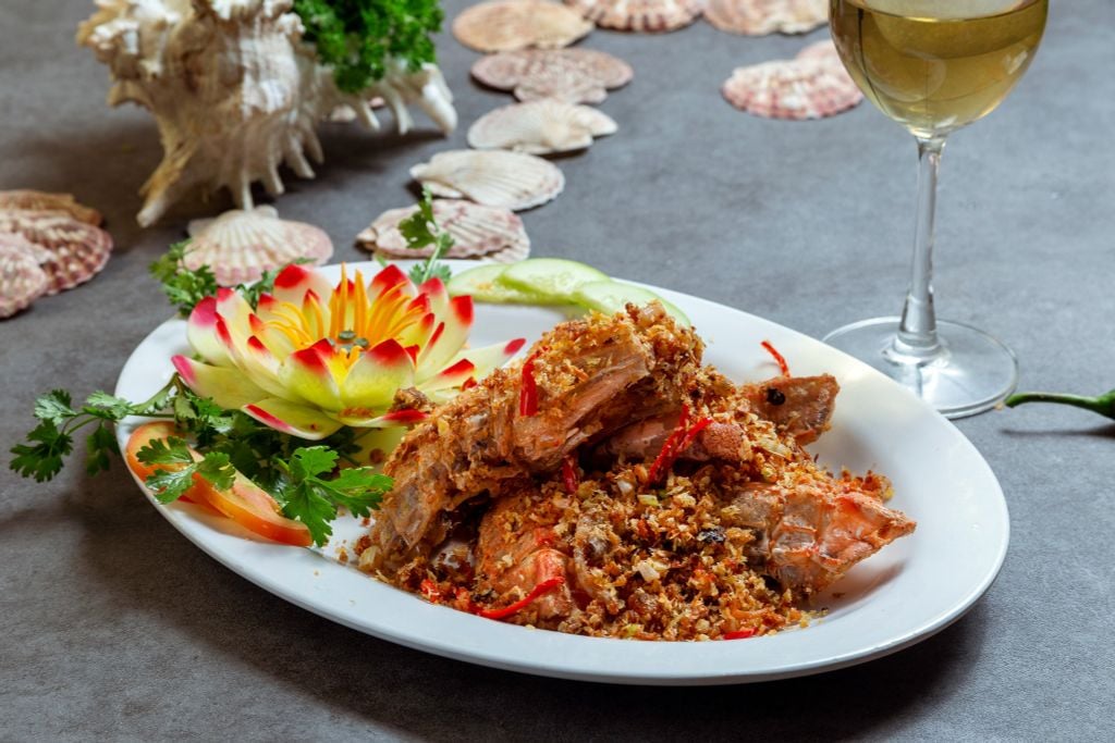  Tôm Tít Cháy Tỏi 