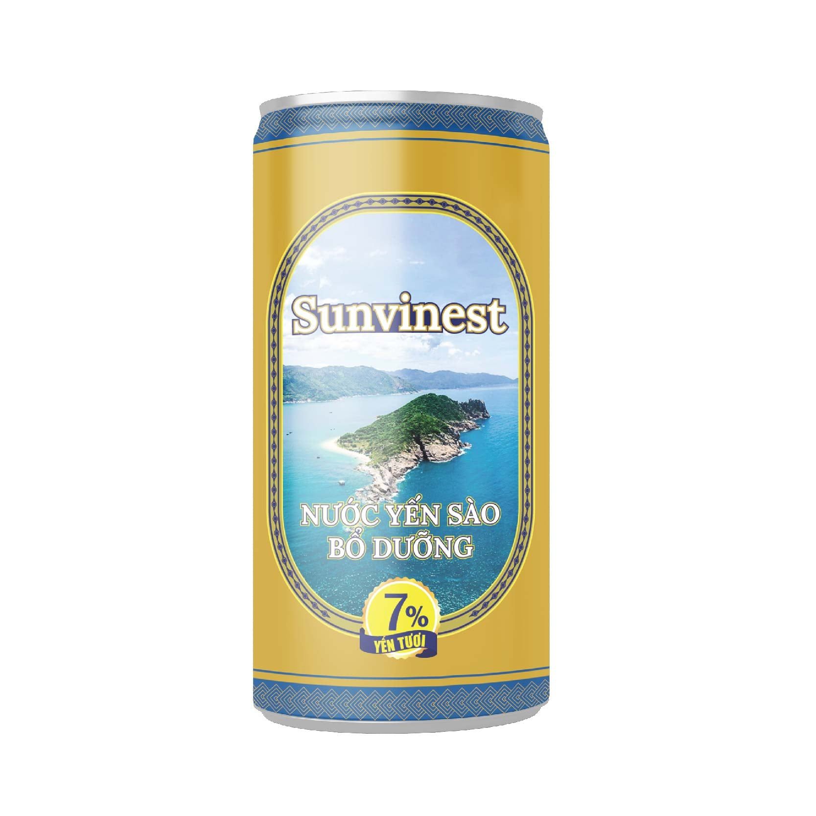  Nước Yến Vị Trà Sữa Sunvinest 7% Yến Tươi - 190ml (Hộp 6 Quà Tết) 