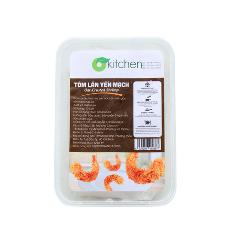  Tôm lăn yến mạch Okitchen 