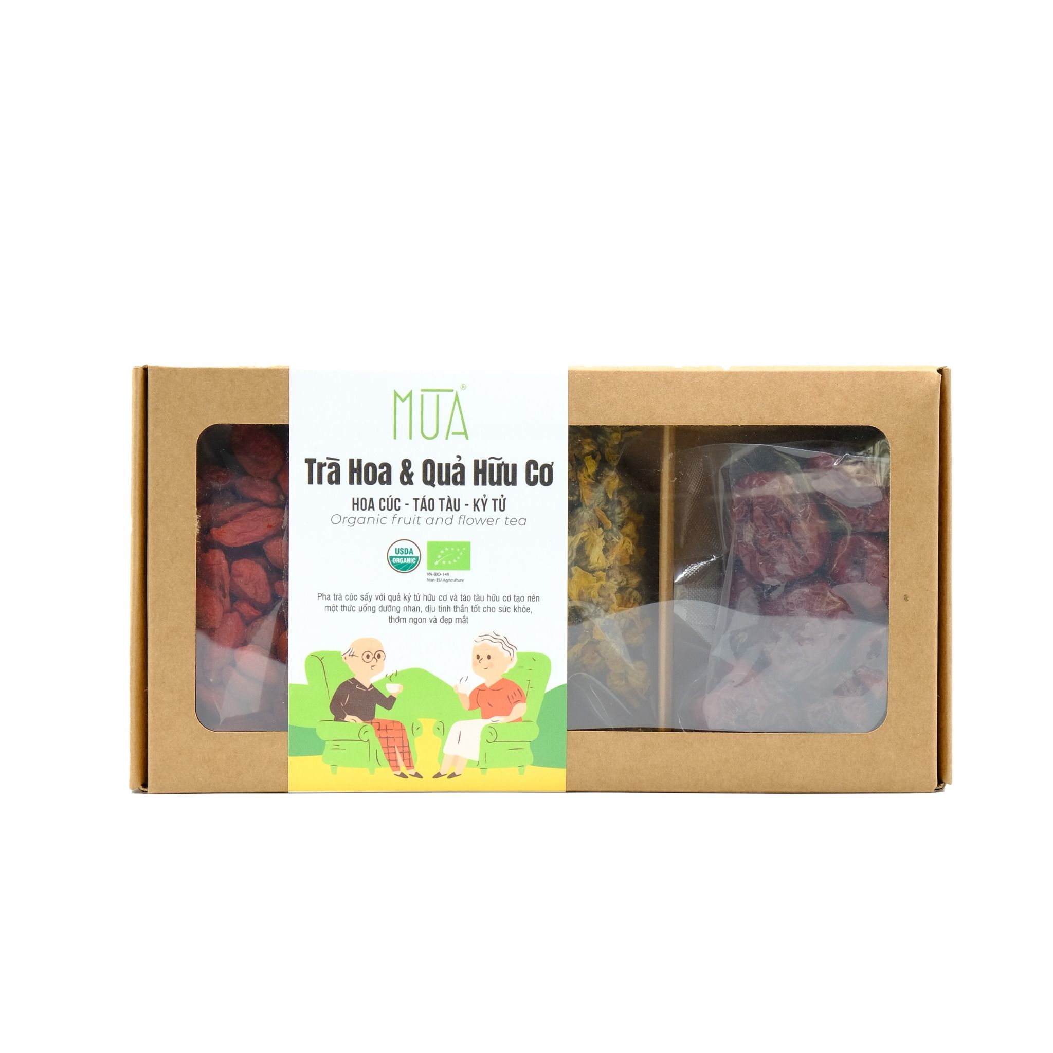 Trà hoa và quả hữu cơ Mùa 120gr - CU841314