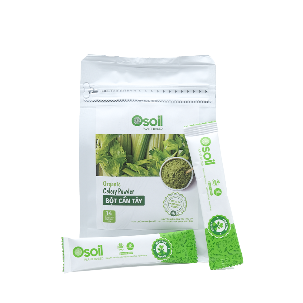 Bột cần tây Osoil 56gr (14 gói - 4gr/1 gói)