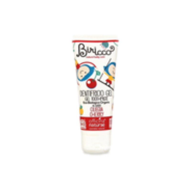 Kem đánh răng trẻ em hữu cơ hương anh đào Biricco 75ml