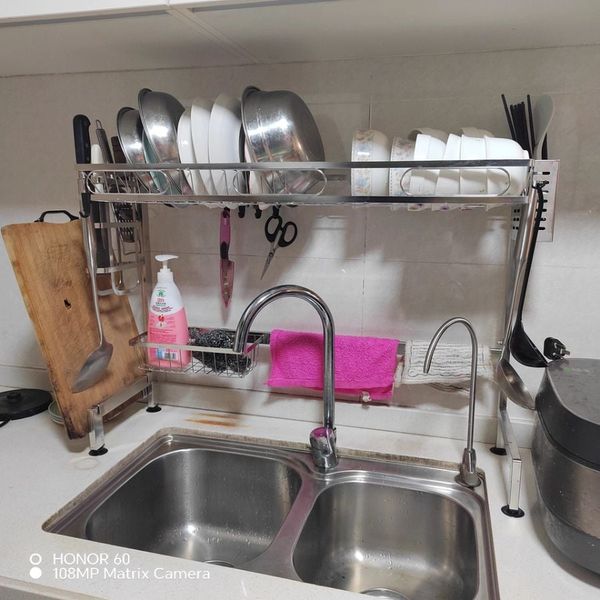 Kệ Úp Chén Inox 1 Tầng - Giải Pháp Tối Giản Cho Bếp Hiện Đại