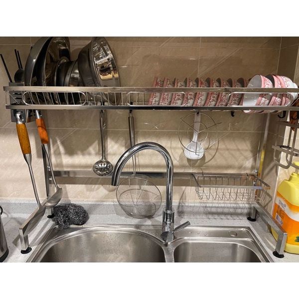 Kệ Úp Chén Inox 1 Tầng - Giải Pháp Tối Giản Cho Bếp Hiện Đại