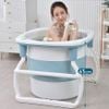 Bồn Tắm Gấp Gọn Tròn Bằng Nhựa Ngâm Người Thư Giãn