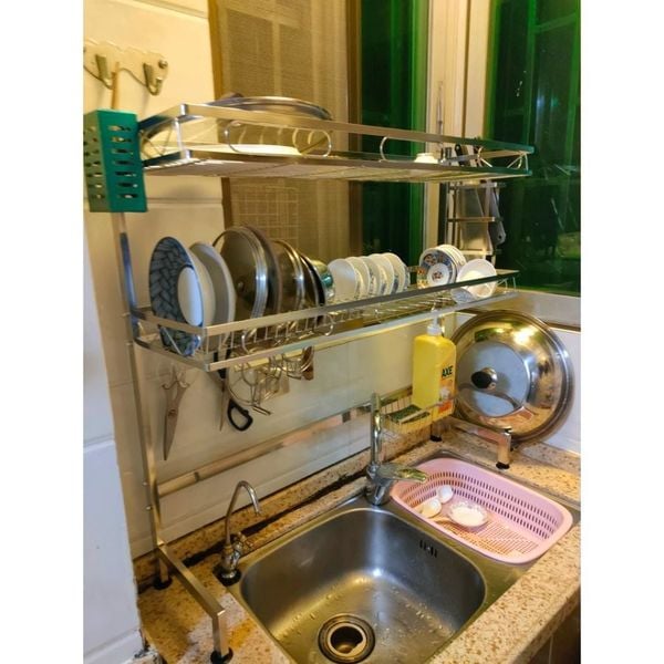 Kệ Úp Chén Inox 2 Tầng - Giải Pháp Tối Ưu Cho Mọi Nhà Bếp