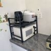 Kệ Để Lò Vi Sóng 2 Tầng Điều Chỉnh Chiều Ngang, Chiều Cao