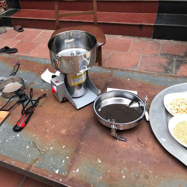 Máy Xay Bột Khô Công Suất Lớn 2500g/4200W Cho  Kinh Doanh!