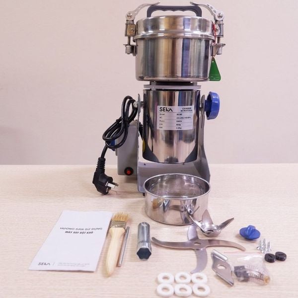 Máy Xay Bột Khô Seka 800g - Công Suất 3000W: Xay Siêu Mịn