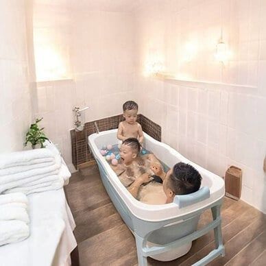 Bồn Tắm Gấp Gọn Cho Người Lớn Ngâm Mình Thư Giãn