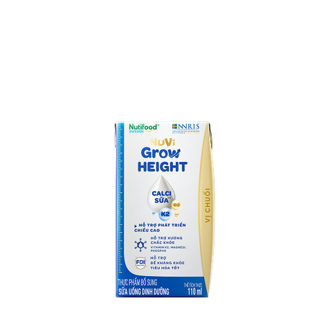 SBPS Nuvi Grow Height Vị Chuối 110ml