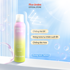 Xịt chống nắng Cao cấp Five Grains nâng tone Pro-Xylane 160ML