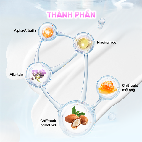 Kem dưỡng body Cao cấp Five Grains dưỡng trắng da Niacinamide, Alpha-Arbutin ban đêm bản nâng cấp 500ML