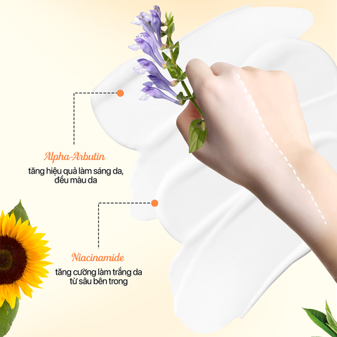 Kem dưỡng Cao cấp Five Grains trắng da Niacinamide, Alpha-Arbutin nâng tone ban ngày 200ML
