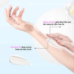 Kem dưỡng body Cao cấp Five Grains dưỡng trắng da Niacinamide, Alpha-Arbutin ban đêm bản nâng cấp 500ML