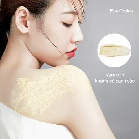 Tẩy tế bào chết body Niacinamide Cao cấp Five Grains chiết xuất quả Óc chó 200g