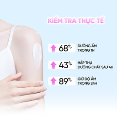 Kem dưỡng body Cao cấp Five Grains dưỡng trắng da Niacinamide, Alpha-Arbutin ban đêm bản nâng cấp 500ML