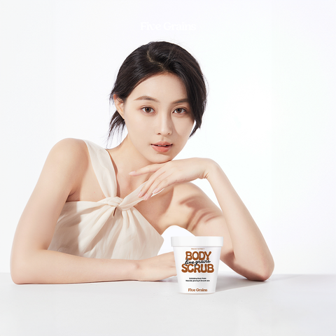 Tẩy tế bào chết body Niacinamide Cao cấp Five Grains chiết xuất quả Óc chó 200g