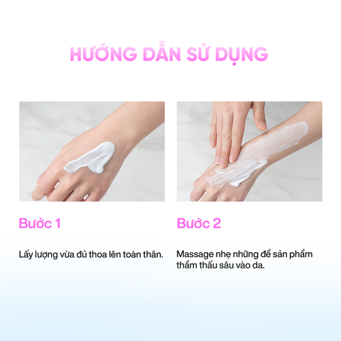 Kem dưỡng body Cao cấp Five Grains dưỡng trắng da Niacinamide, Alpha-Arbutin ban đêm bản nâng cấp 500ML