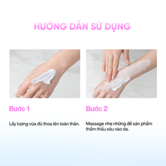 Kem dưỡng body Cao cấp Five Grains dưỡng trắng da Niacinamide, Alpha-Arbutin ban đêm bản nâng cấp 500ML