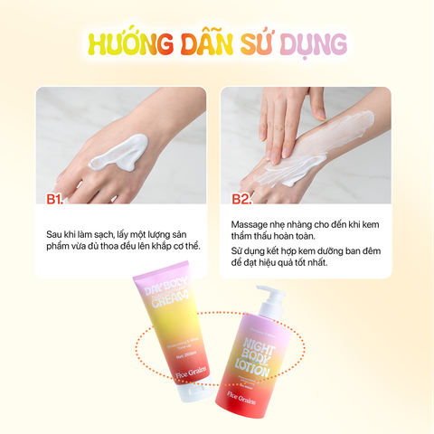 Kem dưỡng Cao cấp Five Grains trắng da Niacinamide, Alpha-Arbutin nâng tone ban ngày 200ML