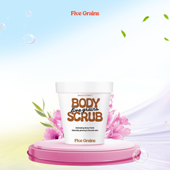 Tẩy tế bào chết body Niacinamide Cao cấp Five Grains chiết xuất quả Óc chó 200g
